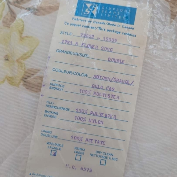 DEADSTOCK 70s Sears Bedroom Set - Picture 4 of 4